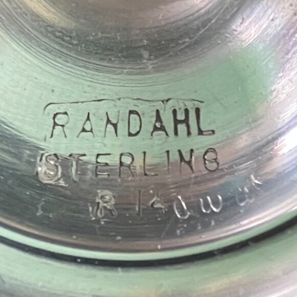 Randahl sterling cordials. 8 cordials in original box. - Picture 4 of 6